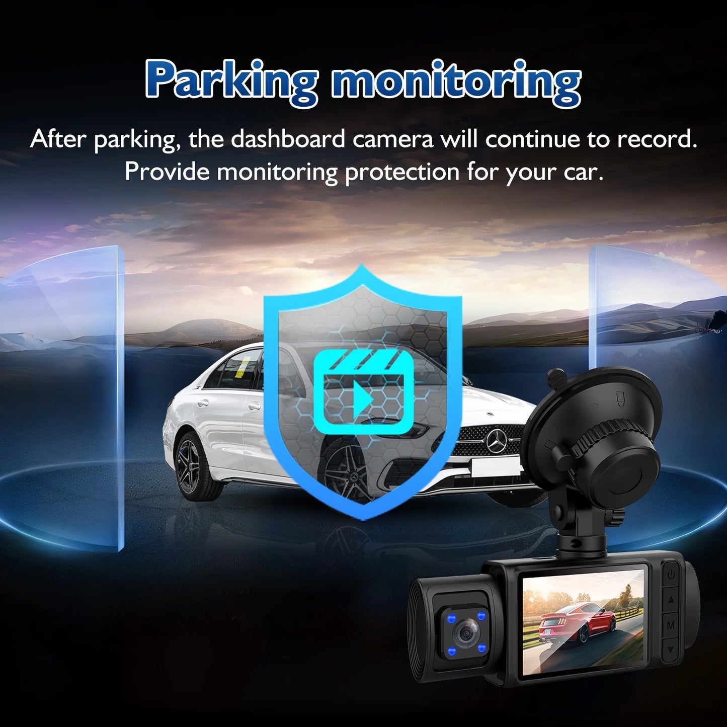 Capture Every Moment on the Road with Our 3 Channel 4K Dash Cam – Includes 32GB Card! 🚗💨 #DashCam #CarSafety #RoadTrip